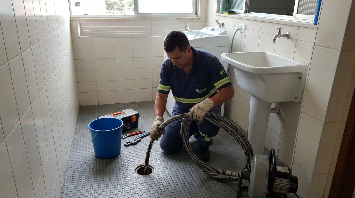 Desobstrução na Cozinha em Boa Vista‑RR